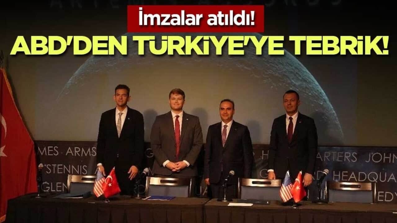İmzalar atıldı! ABD'den Türkiye'ye tebrik!