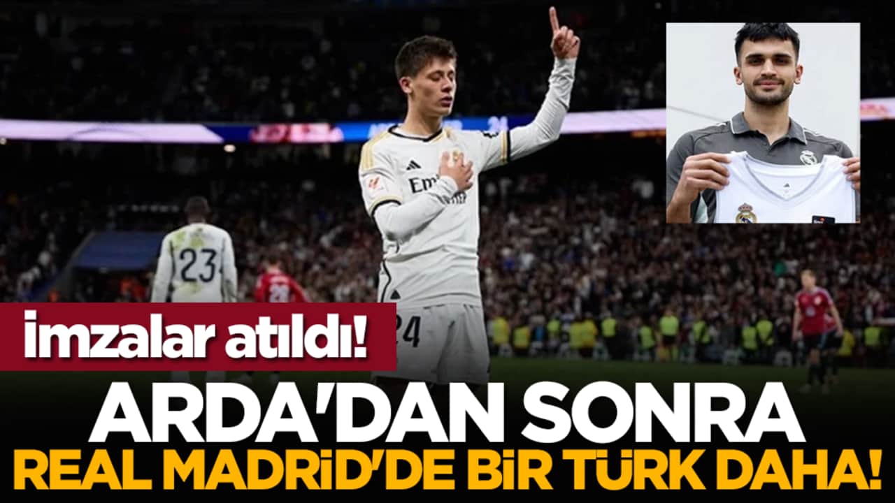 İmzalar atıldı! Arda'dan sonra Real Madrid'de bir Türk daha!