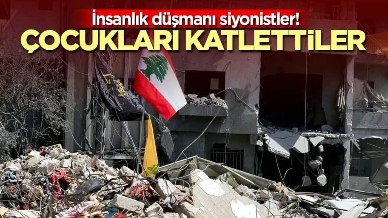 İnsanlık düşmanı siyonistler! Çocukları katlettiler