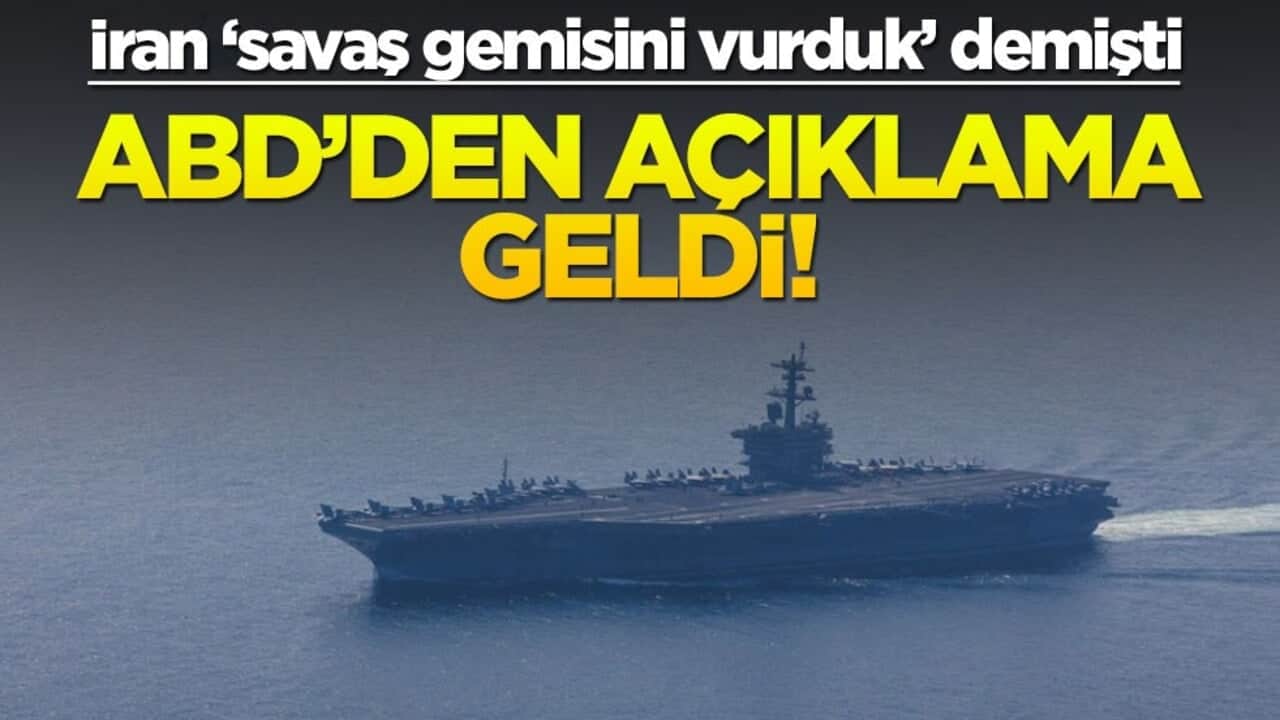 İran "ABD savaş gemisini vurduk" demişti... ABD'den açıklama geldi!