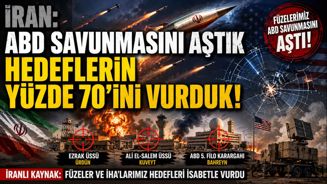 İran: ABD Savunmasını Aştık, Hedeflerin Yüzde 70'ini Vurduk