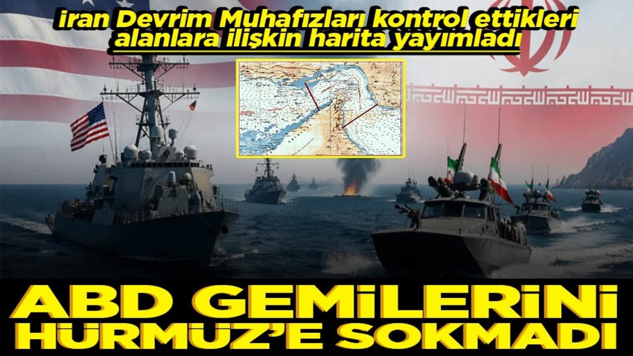 İran Devrim Muhafızları, kontrol ettikleri alanlara ilişkin harita yayımladı
