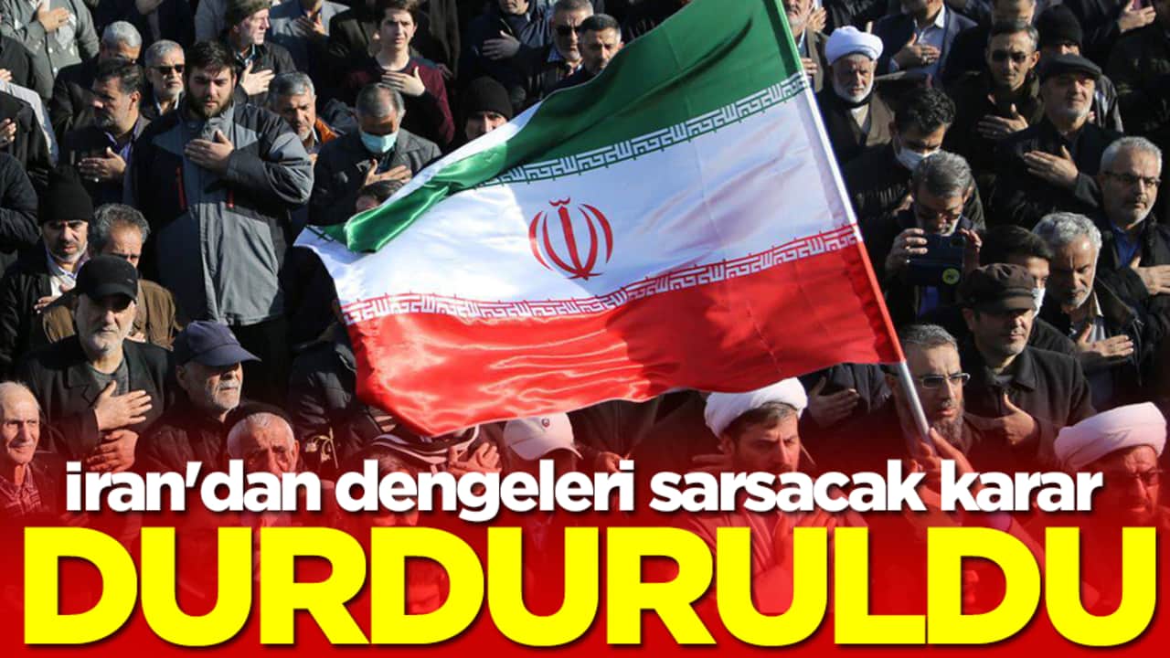 İran'dan dengeleri sarsacak karar: Durduruldu
