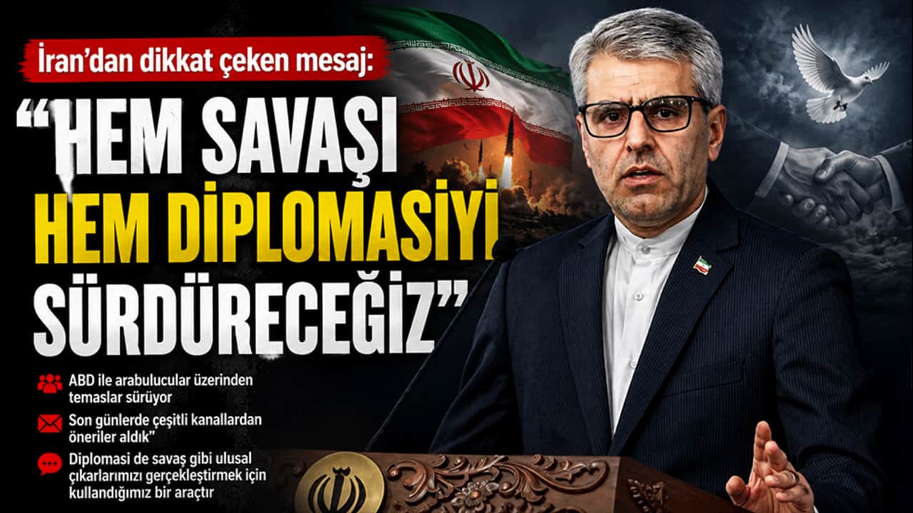 İran'dan dikkat çeken mesaj: "Hem savaşı hem diplomasiyi sürdüreceğiz"