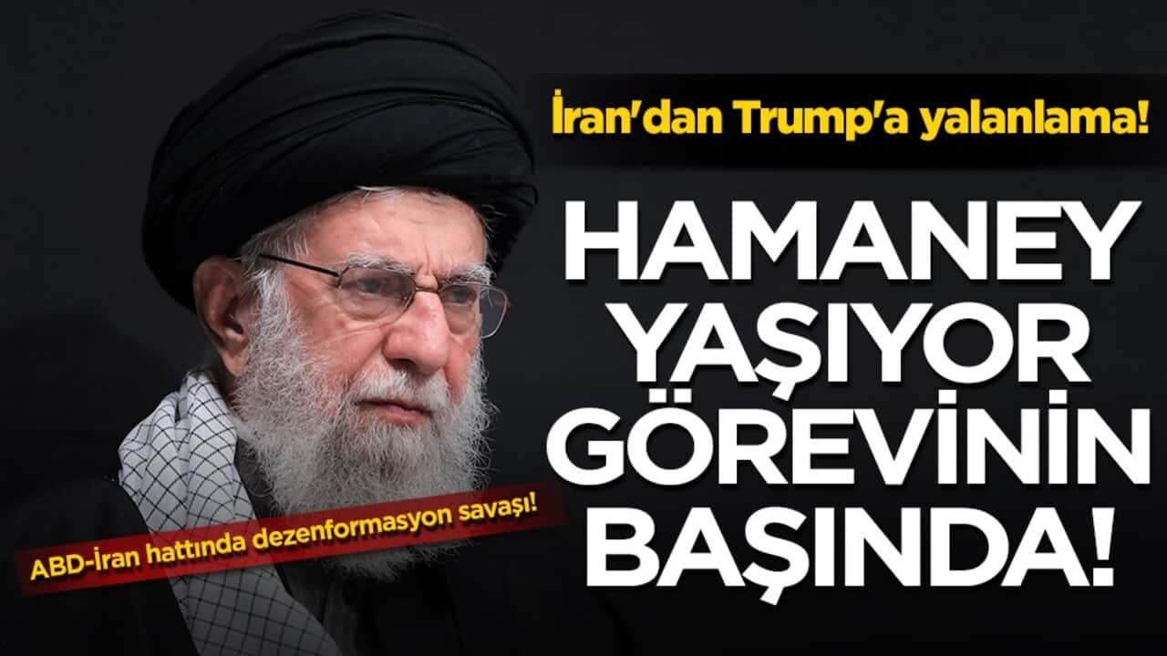 İran’dan "Hamaney öldü" iddialarına yanıt: Süreci bizzat yönetiyor