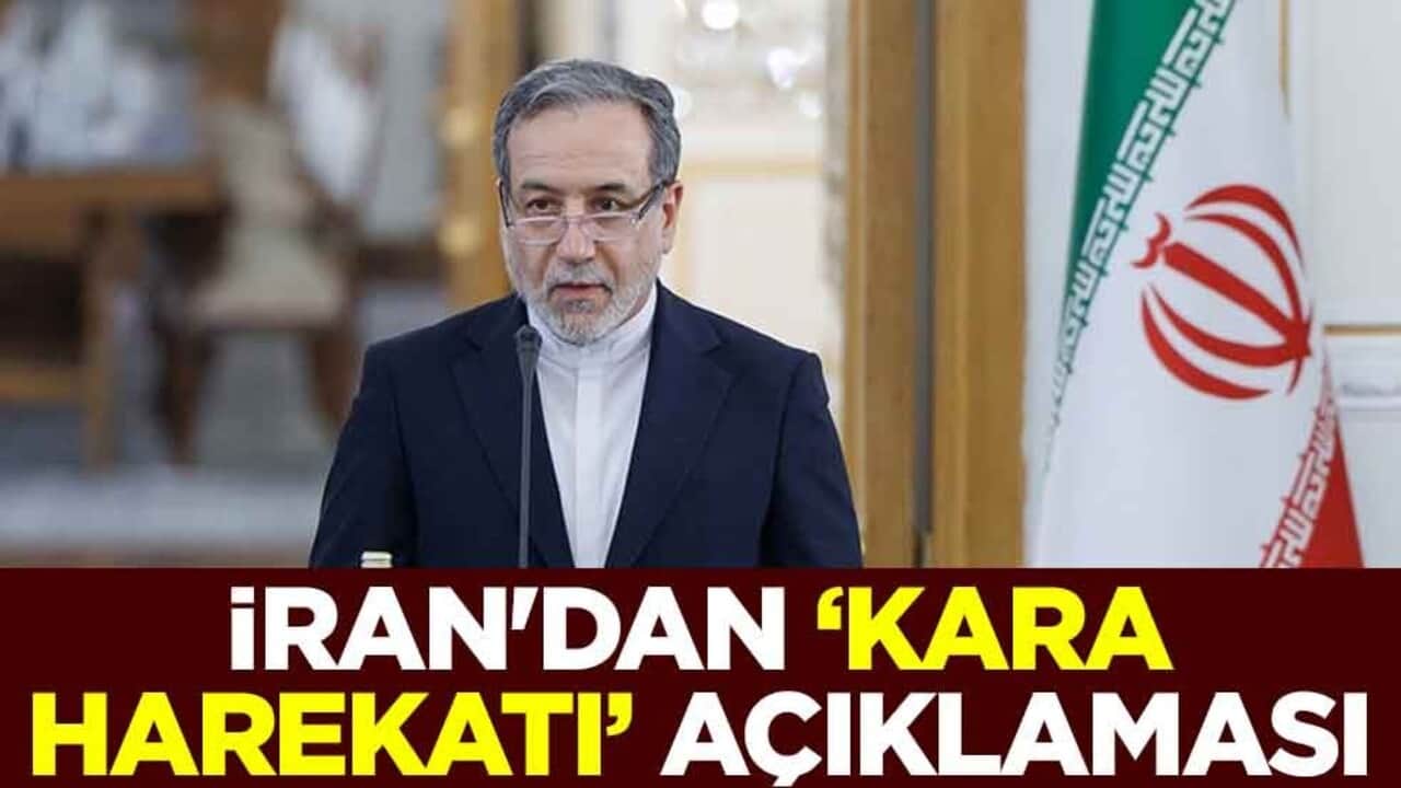 İran'dan "kara harekatı" açıklaması