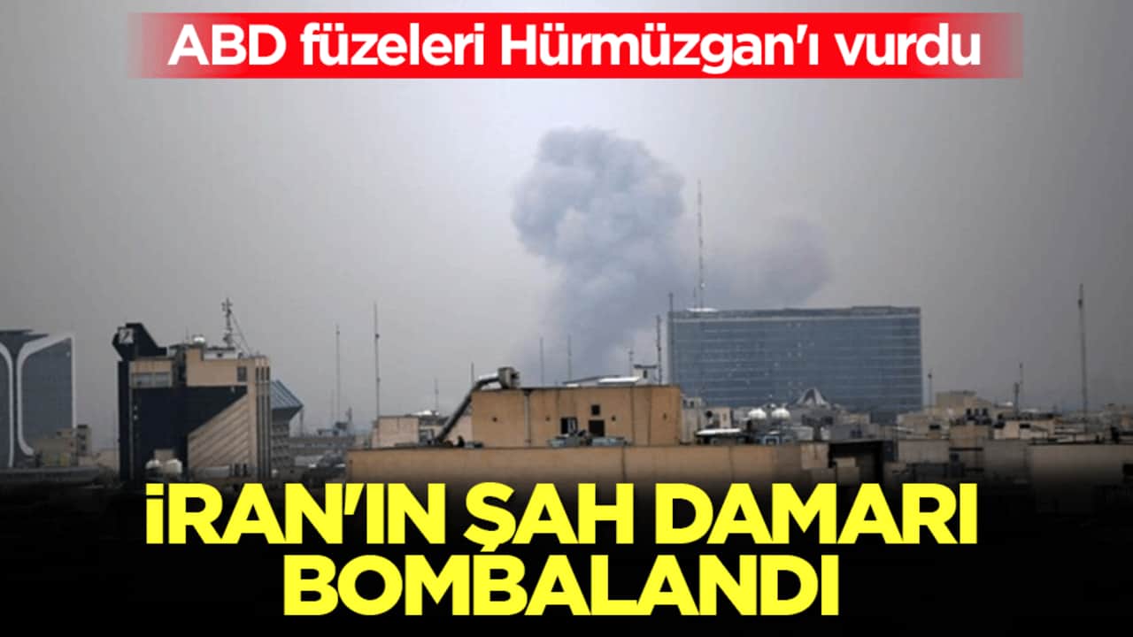 İran'ın şah damarı bombalandı: ABD füzeleri Hürmüzgan'ı vurdu!
