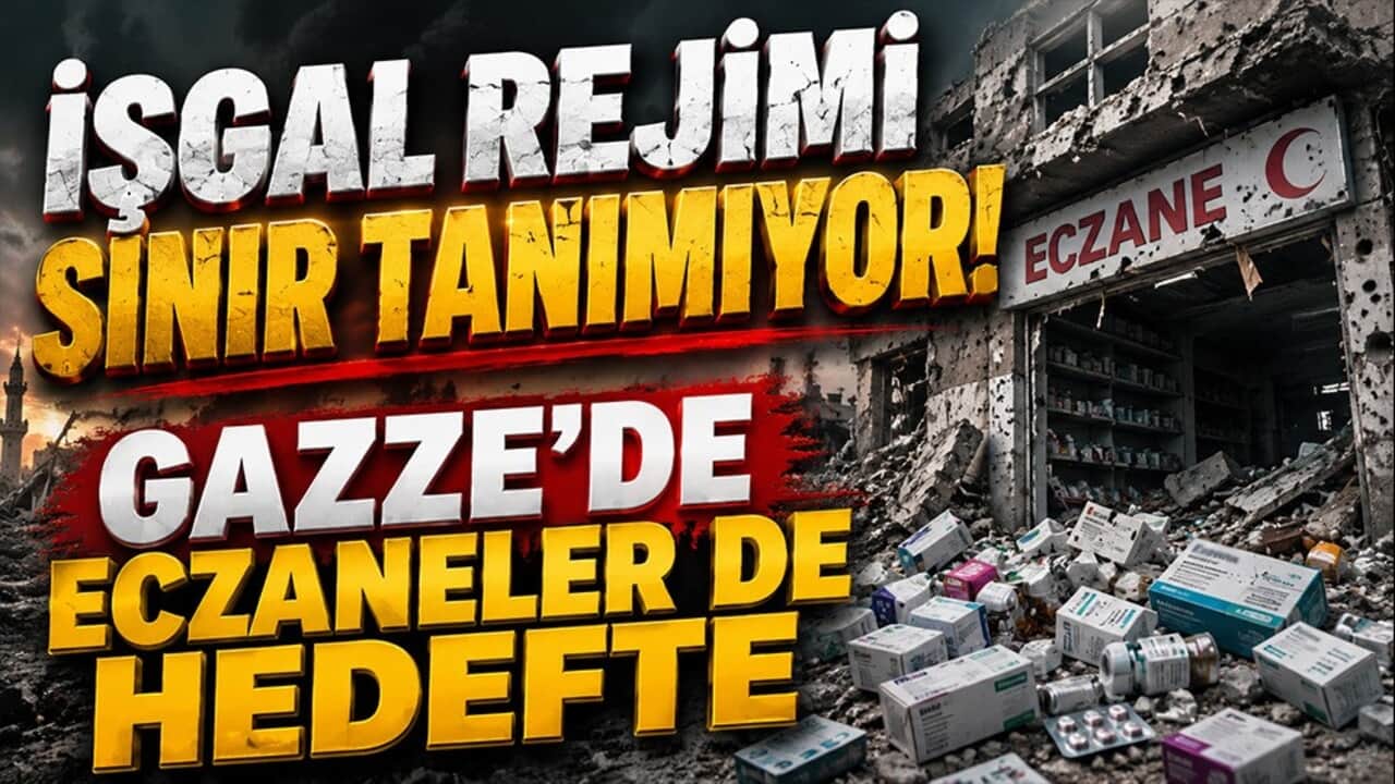İşgal rejimi sınır tanımıyor! Gazze’de eczaneler de hedefte