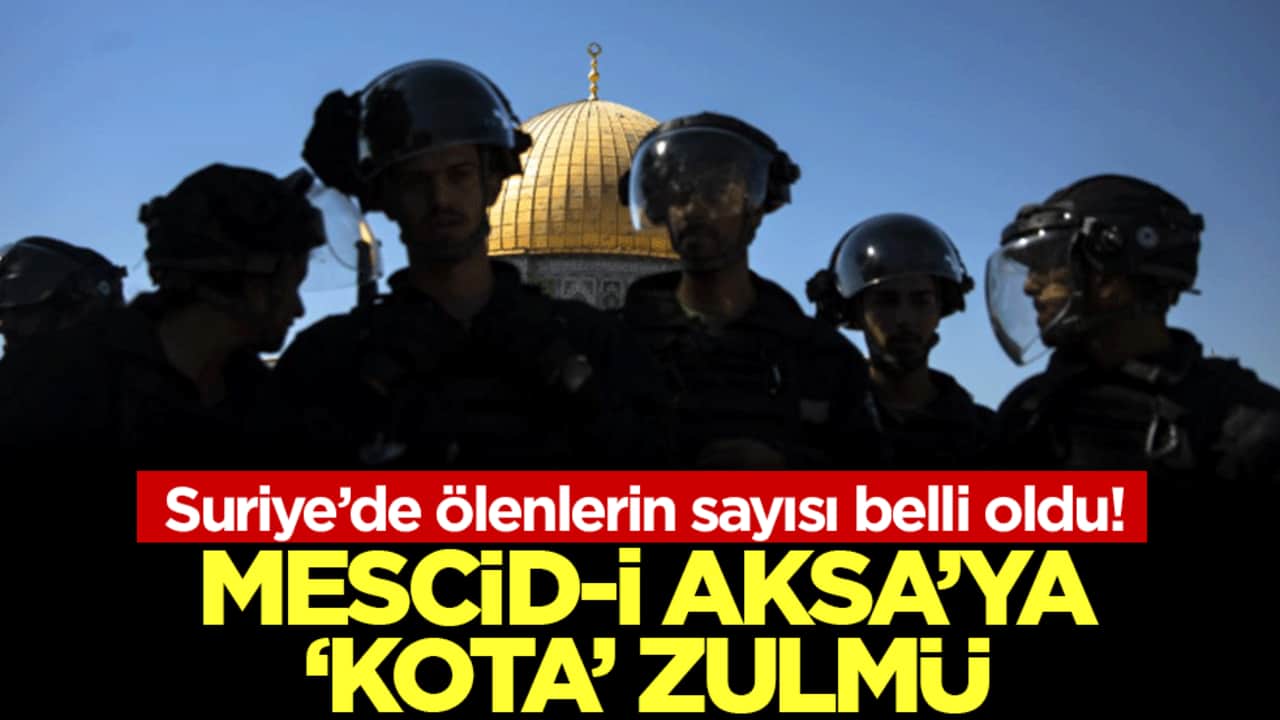İşgalciden Ramazan’da ibadet prangası! Mescid-i Aksa’ya ‘kota’ zulmü: Siyonist yine engel çıkardı