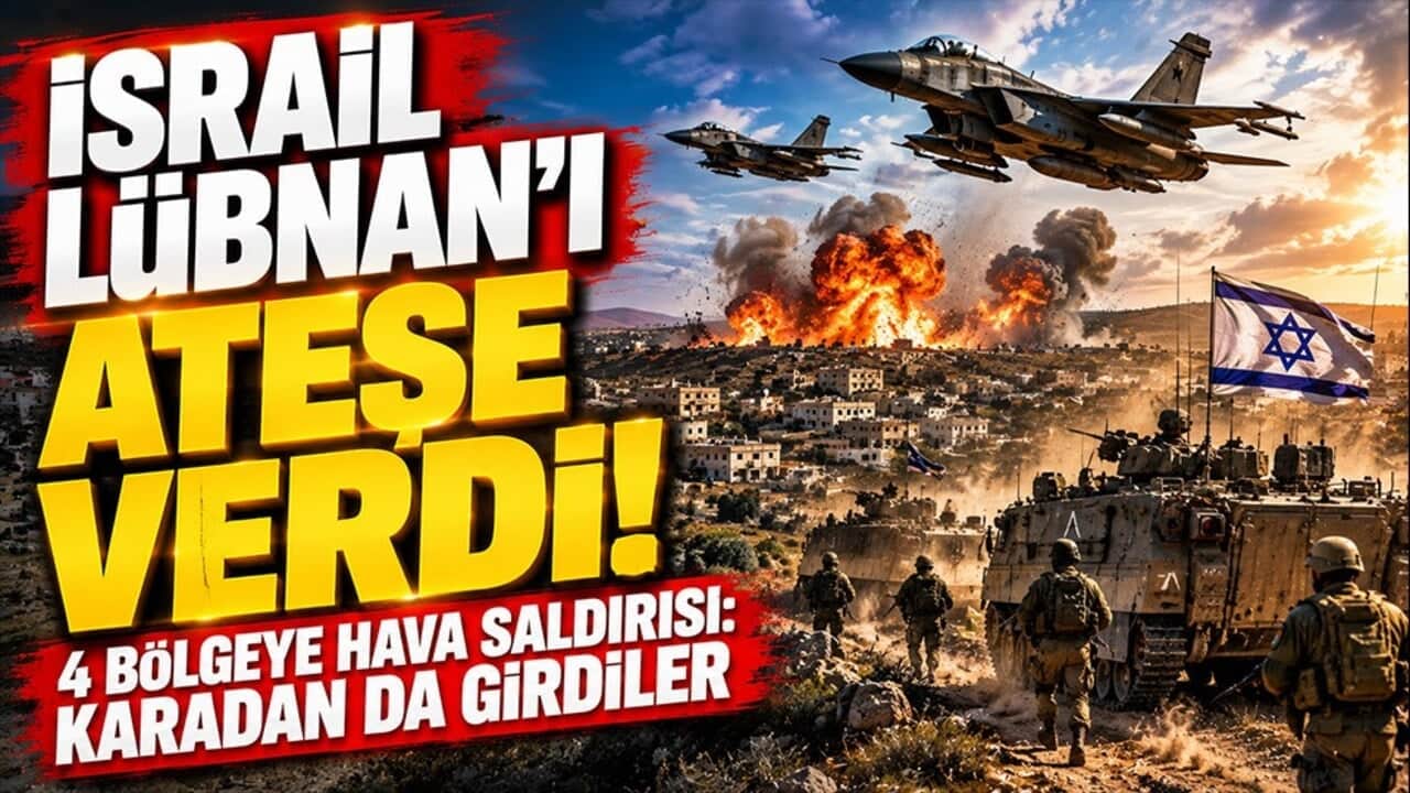 İsrail Lübnan'ı ateşe verdi! 4 bölgeye hava saldırısı: Karadan da girdiler