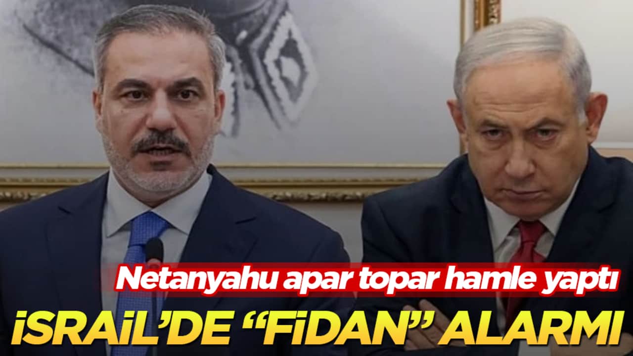 İsrail’de "Hakan Fidan" alarmı! Netanyahu apar topar hamle yaptı