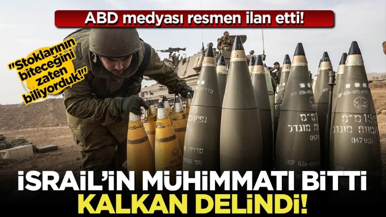 İsrail’de mühimmat paniği: "Füze savunma stokları tükenmek üzere!"