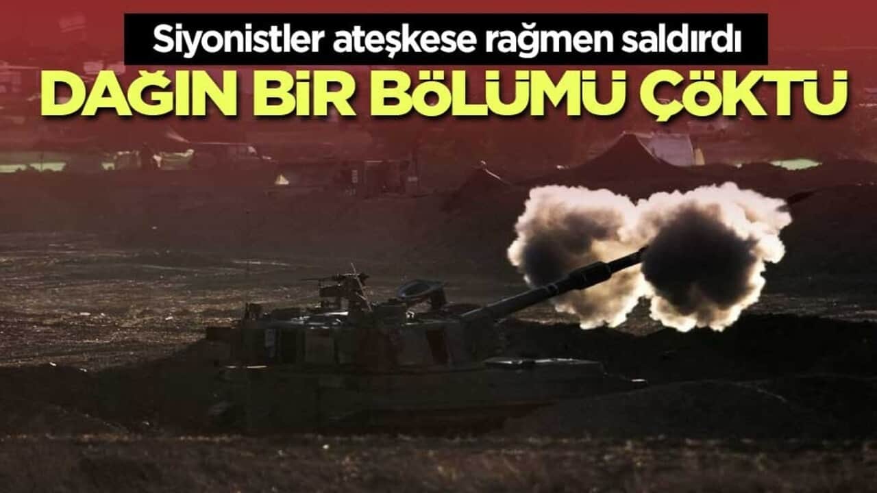 İsrail’den ateşkese rağmen Lübnan’ın güneyine yeni saldırılar