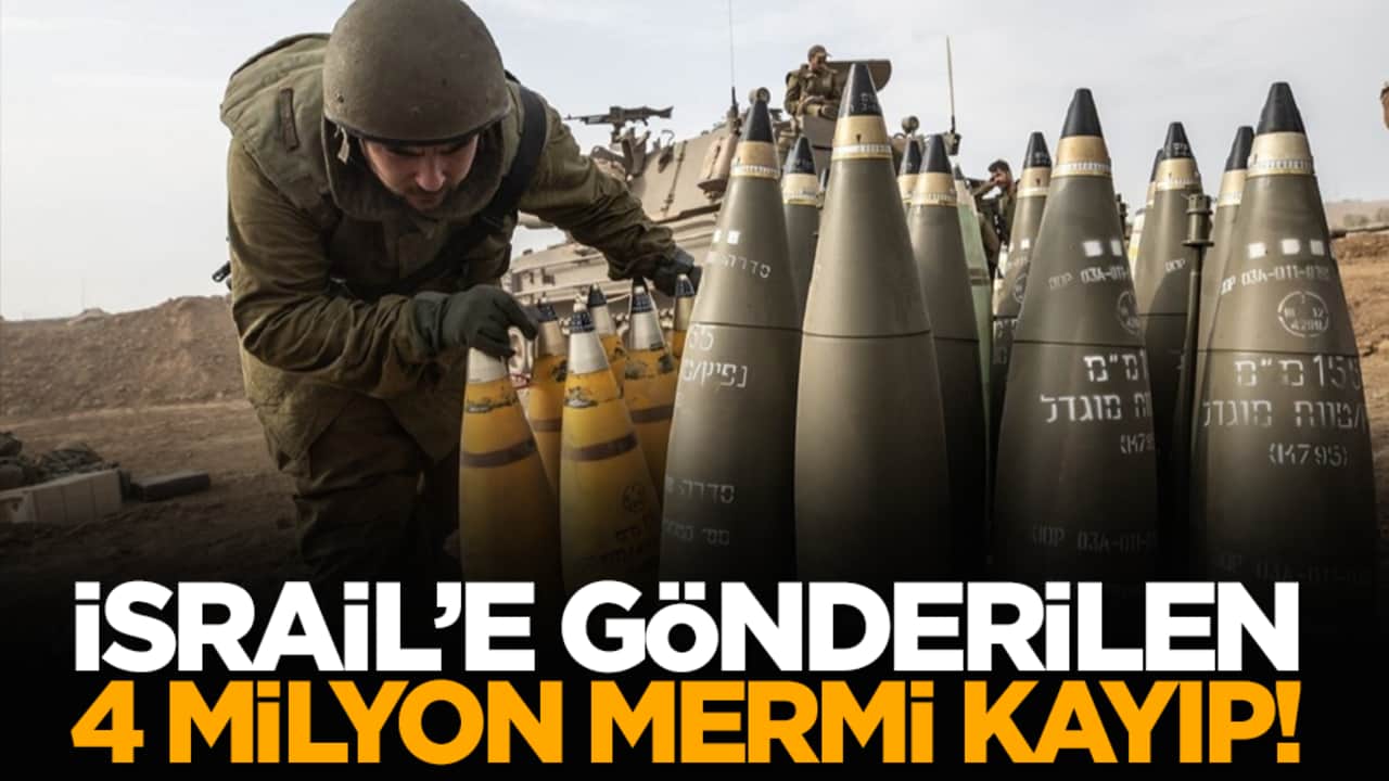 İsrail’e Gönderilen 4 Milyon Mermi Kayıp!