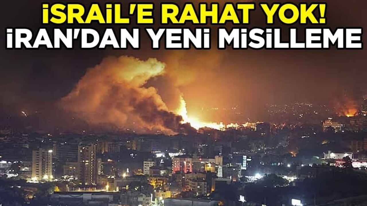 İsrail'e rahat yok! İran'dan yeni misilleme