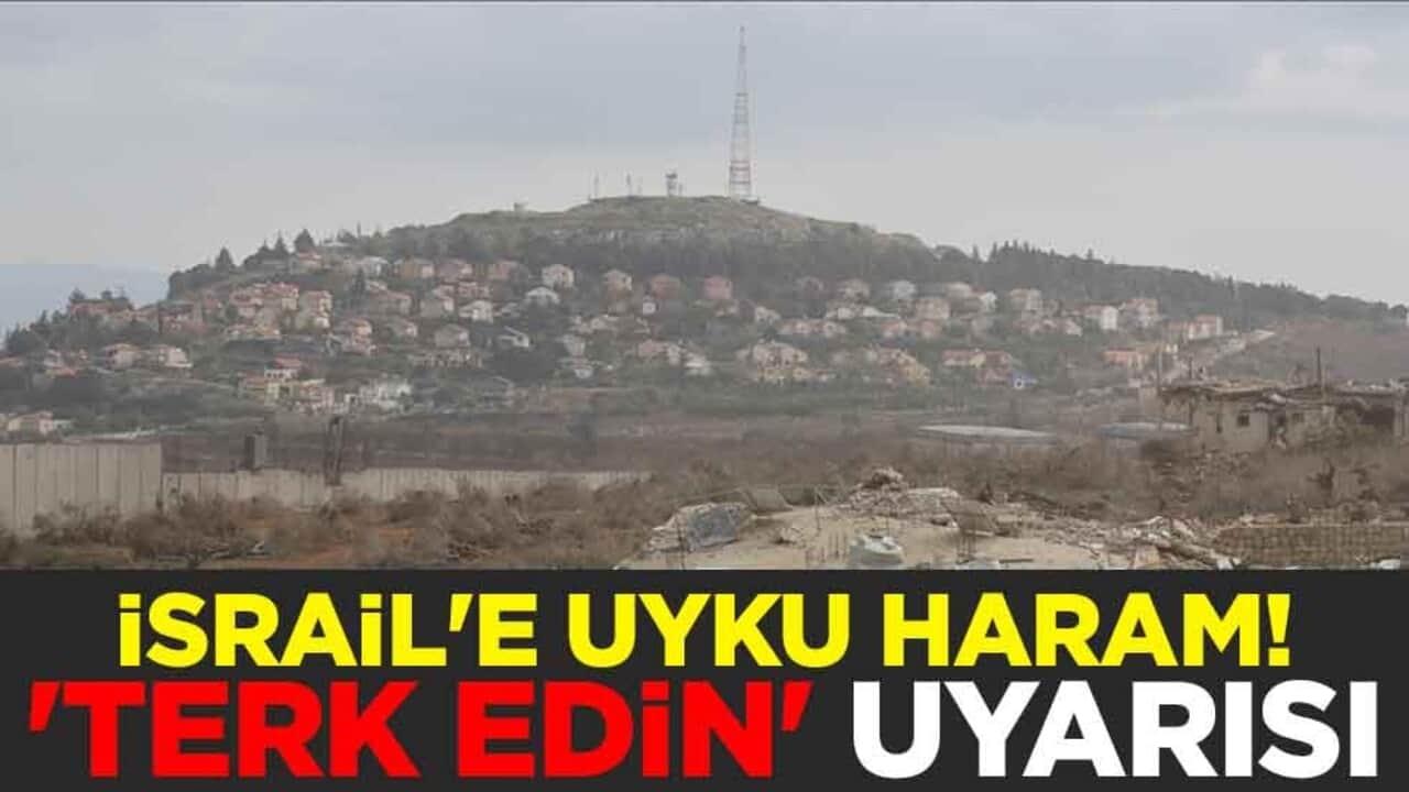 İsrail'e uyku haram! 'Terk edin' çağrısı