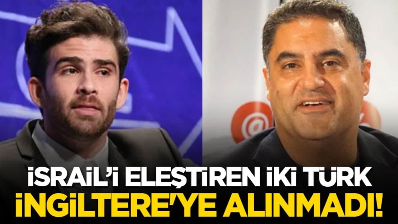 İsrail’i eleştiren İki Türk İngiltere'ye alınmadı!