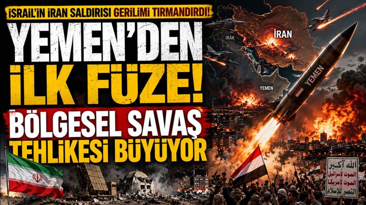 İsrail'in İran saldırısı gerilimi tırmandırdı! Yemen'den İlk Füze! Bölgesel Savaş Tehlikesi Büyüyor
