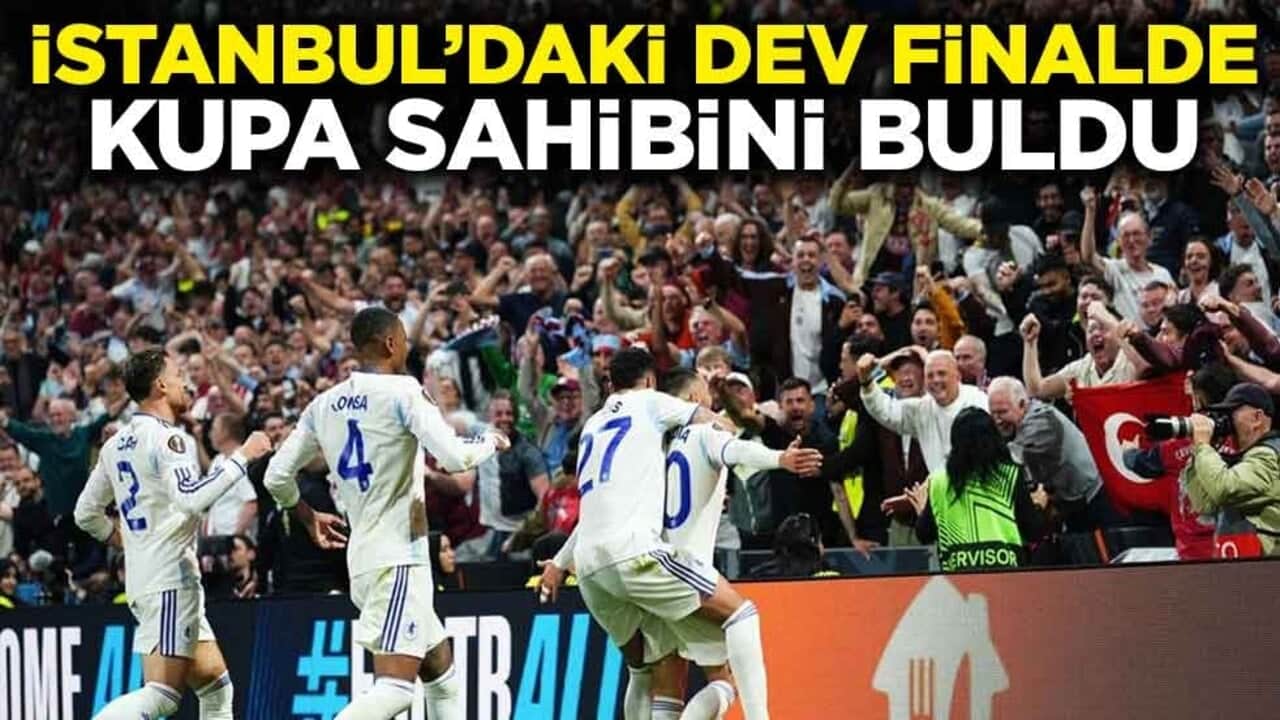 İstanbul'daki finalde 3 gol! Freiburg'u yenen Aston Villa, UEFA Avrupa Ligi şampiyonu