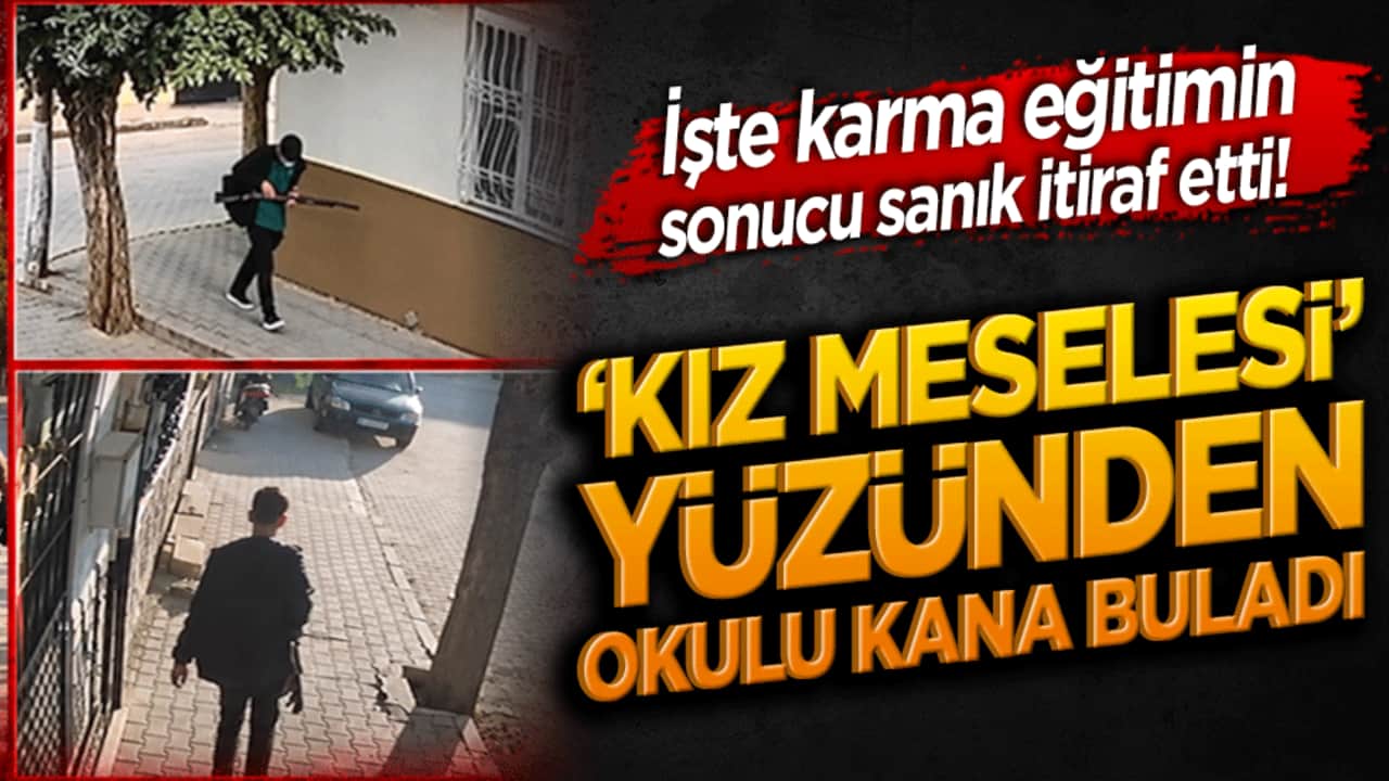 İşte karma eğitimin sonucu sanık itiraf etti! Kız meselesi yüzünden okulu kana buladı!