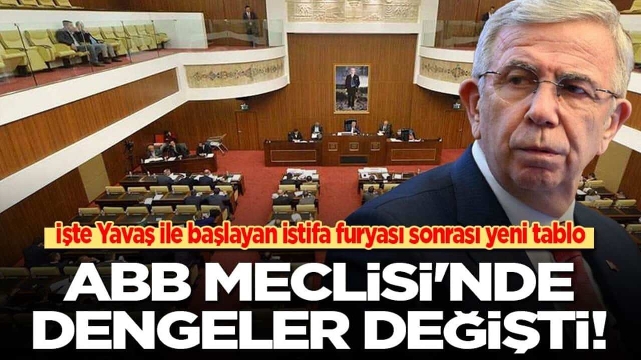 İşte Yavaş ile başlayan istifa furyası sonrası yeni tablo! ABB Meclisi'nde tüm dengeler değişti