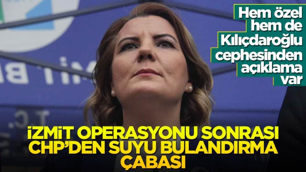 İzmit Belediyesi'ne yönelik operasyon sonrası CHP'den peş peşe açıklamalar! Suyu bulandırma çabası