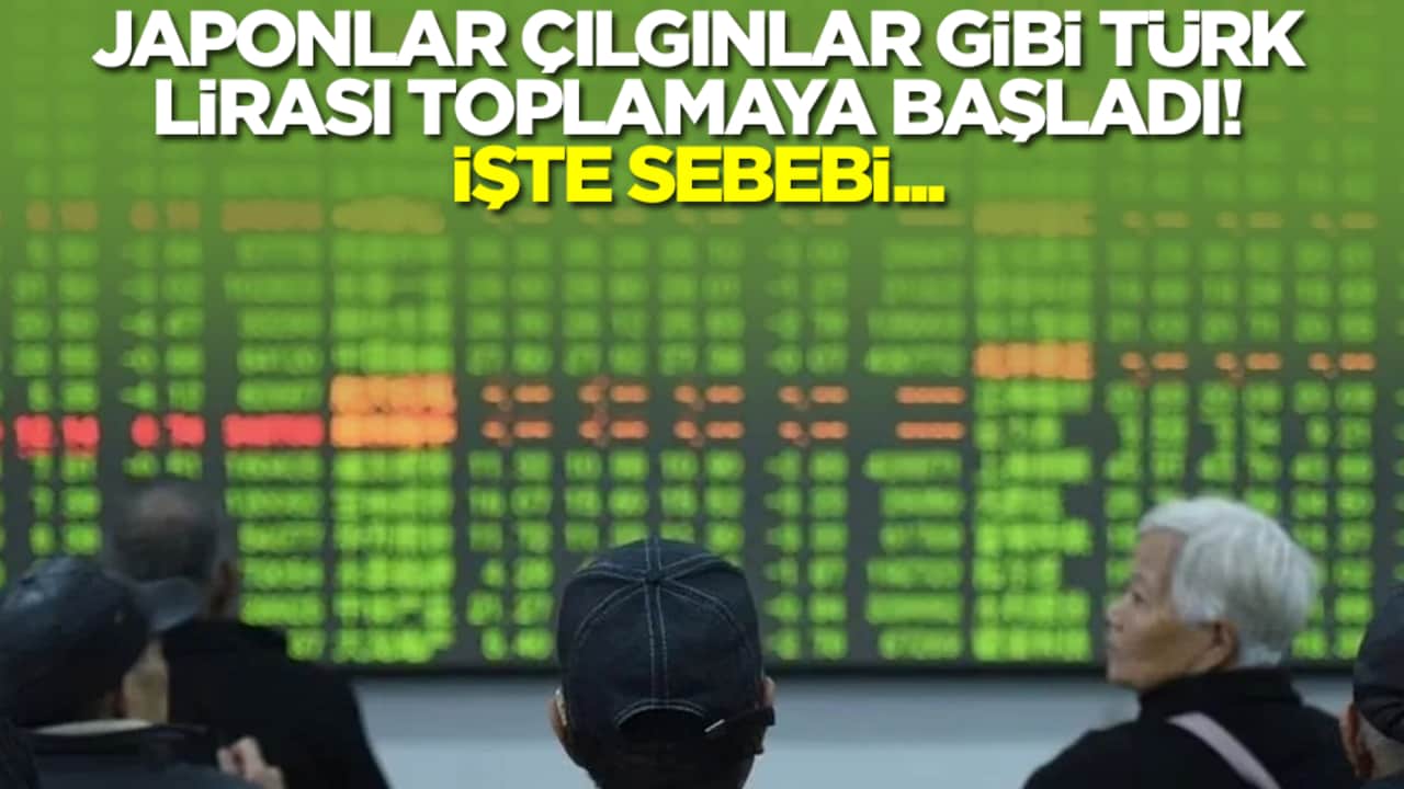 Japonlar çılgınlar gibi Türk Lirası toplamaya başladı: İşte sebebi