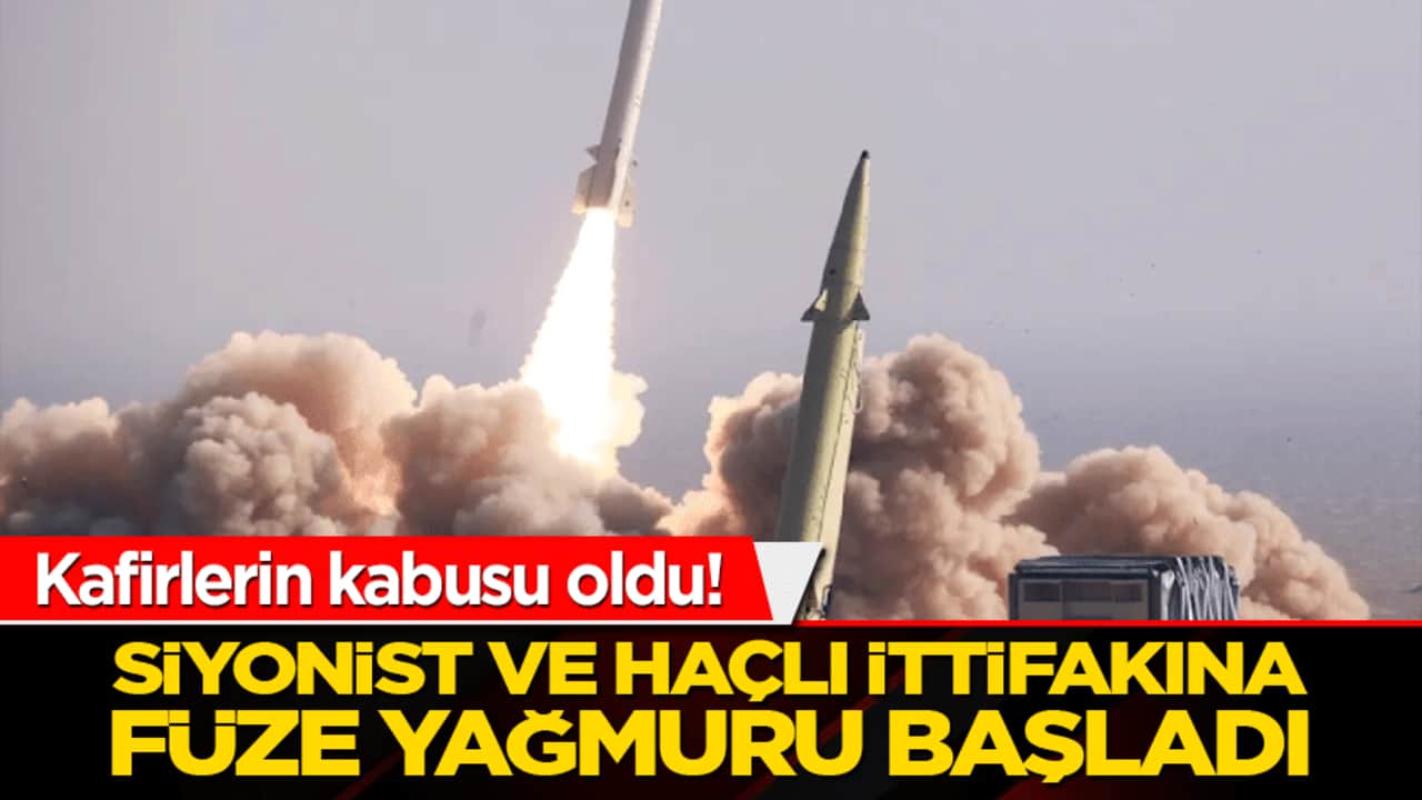 Kafirlerin kabusu oldu! Siyonist ve haçlı ittifakına füze yağmuru!