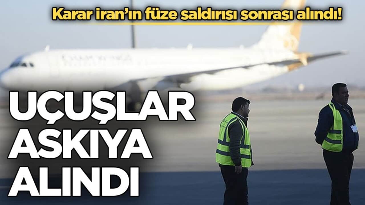 Karar İran’ın füze saldırısı sonrası alındı! Şam’da uçuşlar 12 saat askıya alındı