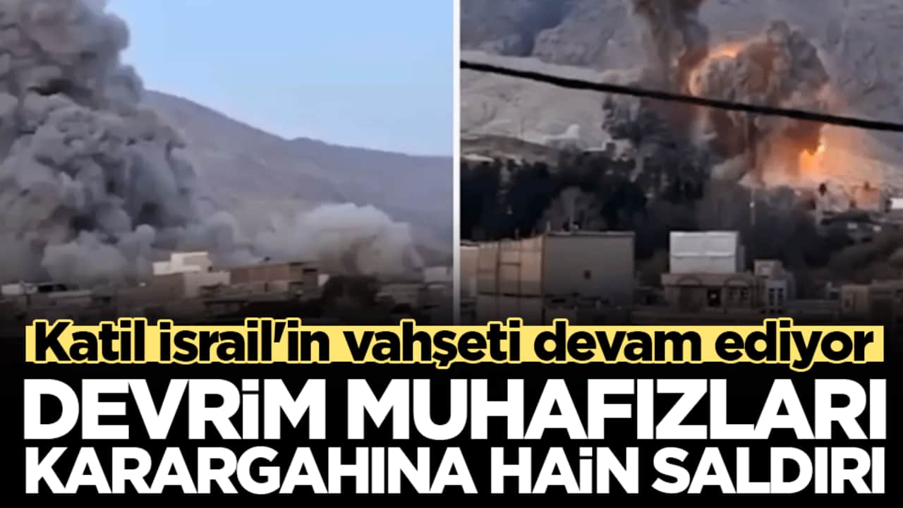 Katil İsrail'in vahşeti devam ediyor: Devrim Muhafızları karargahına hain saldırı