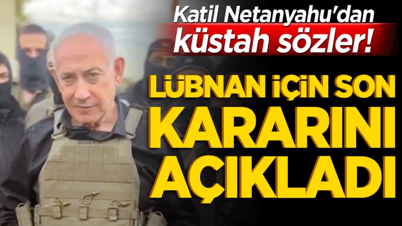 Katil Netanyahu'dan küstah sözler! Lübnan'da işgali genişletme talimatı verdi
