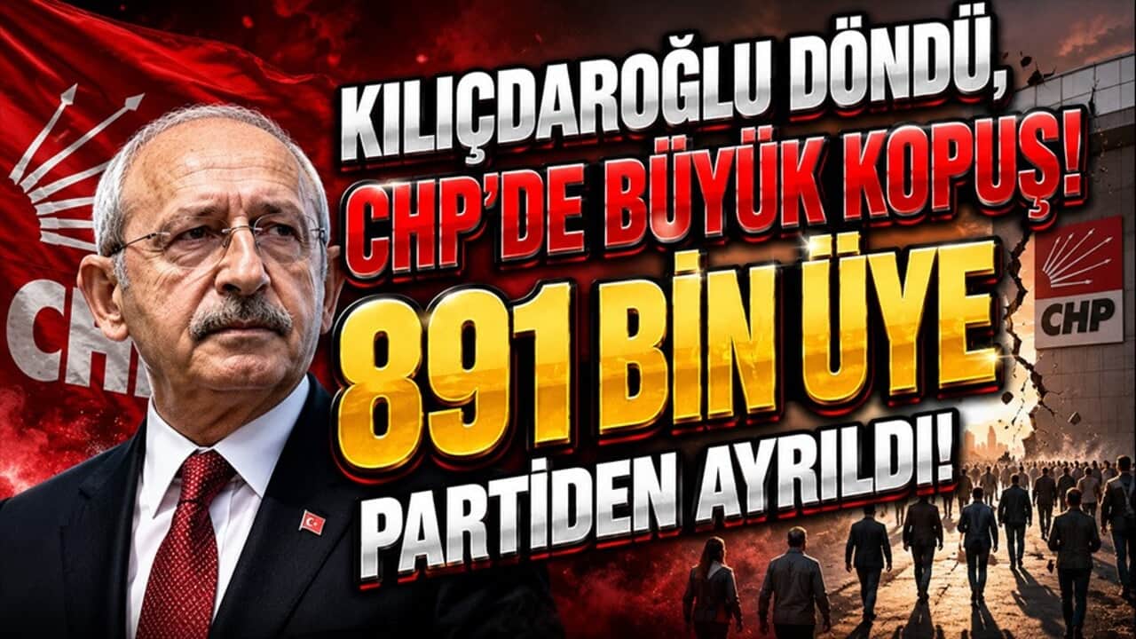 Kılıçdaroğlu döndü, CHP'de büyük kopuş! 891 bin üye partiden ayrıldı