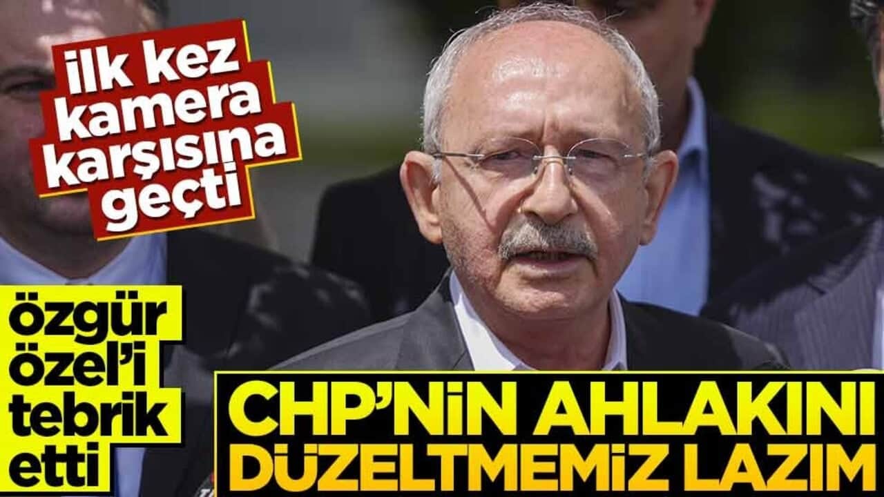 Kılıçdaroğlu'ndan flaş açıklamalar! "CHP'nin ahlaki değerlerini düzeltmemiz lazım"