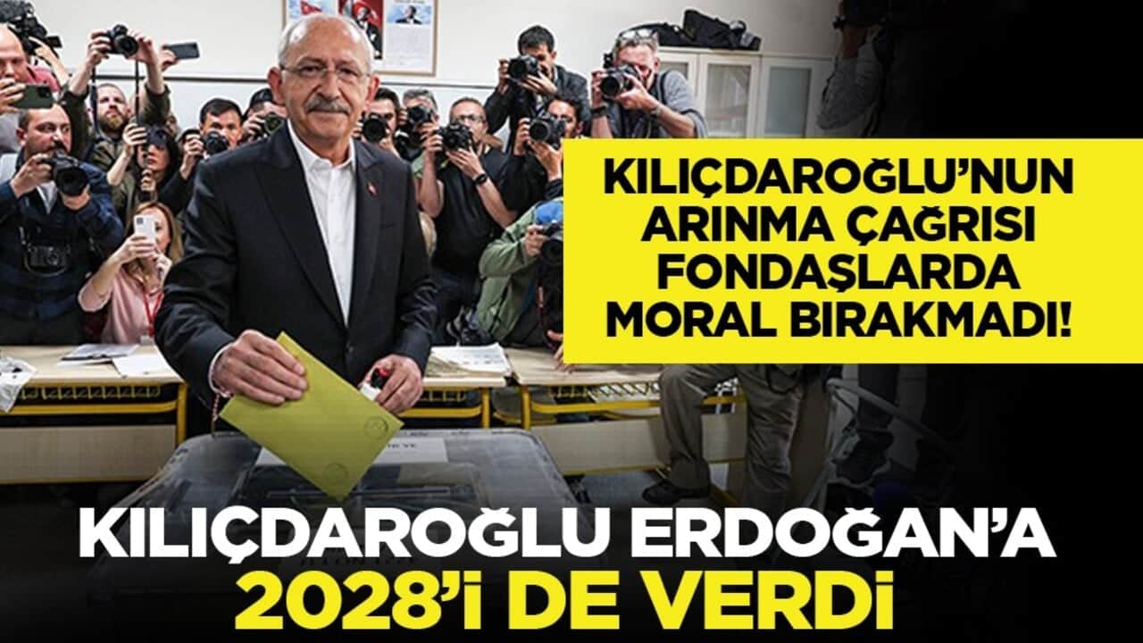 Kılıçdaroğlu’nun arınma çağrısı fondaşlarda moral bırakmadı! "Kılıçdaroğlu Erdoğan’a 2028’i de verdi"