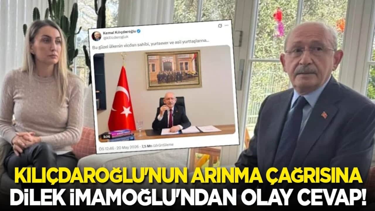 Kılıçdaroğlu'nun arınma çağrısına Dilek İmamoğlu'ndan olay cevap!