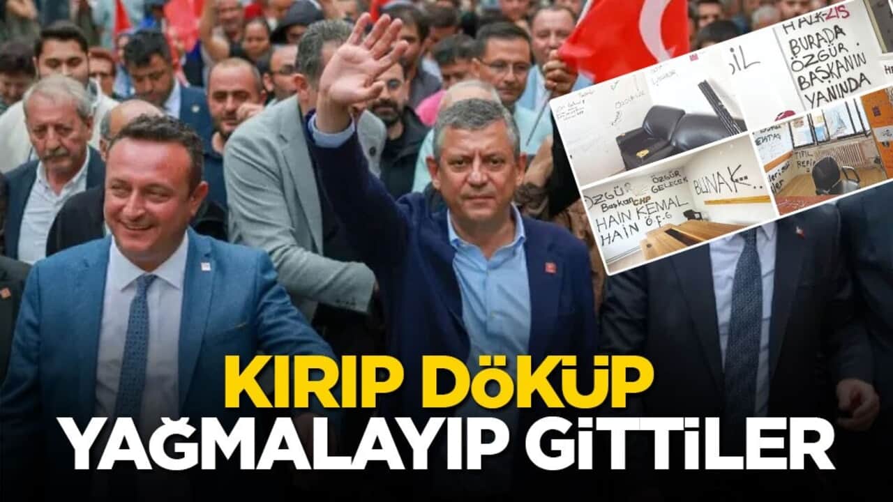 Kırıp döküp yağmalayıp gittiler