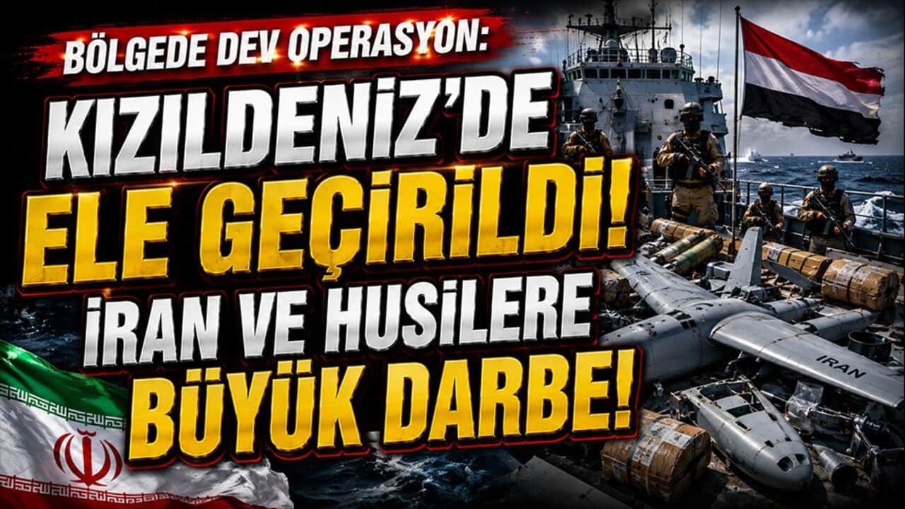Kızıldeniz’de kritik operasyon! Husilere gittiği belirtilen İHA parçaları ele geçirildi