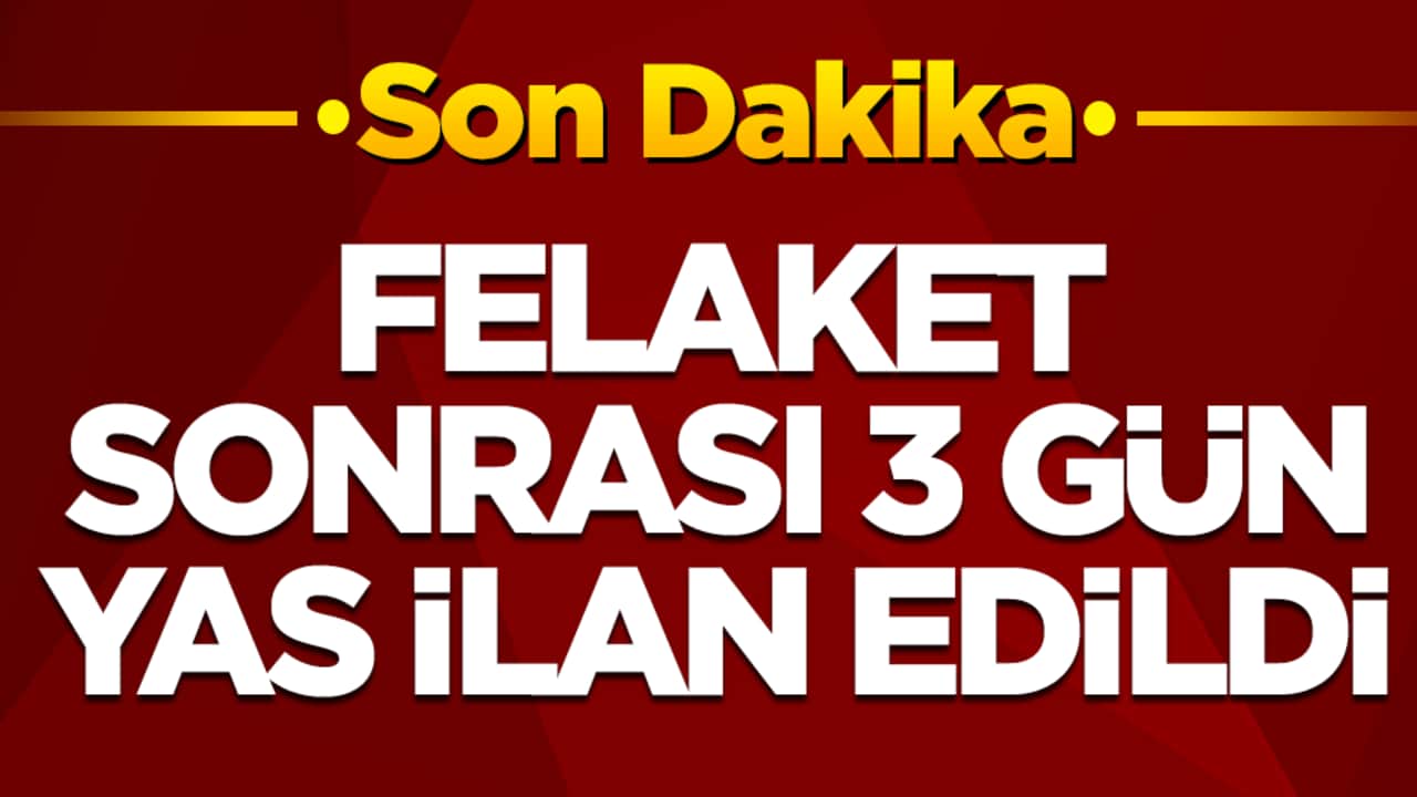KKTC'de 3 gün yas ilan edildi