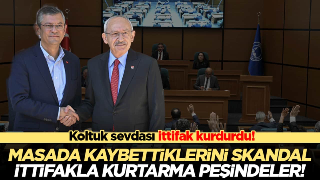Koltuk sevdası ittifak kurdurdu! Masada kaybettiklerini skandal ittifakla kurtarma peşindeler!