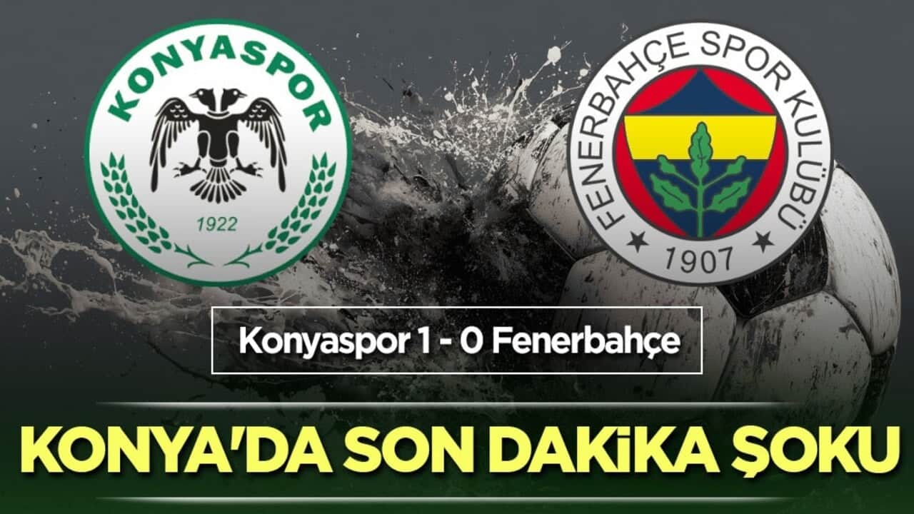 Konya'da son dakika şoku