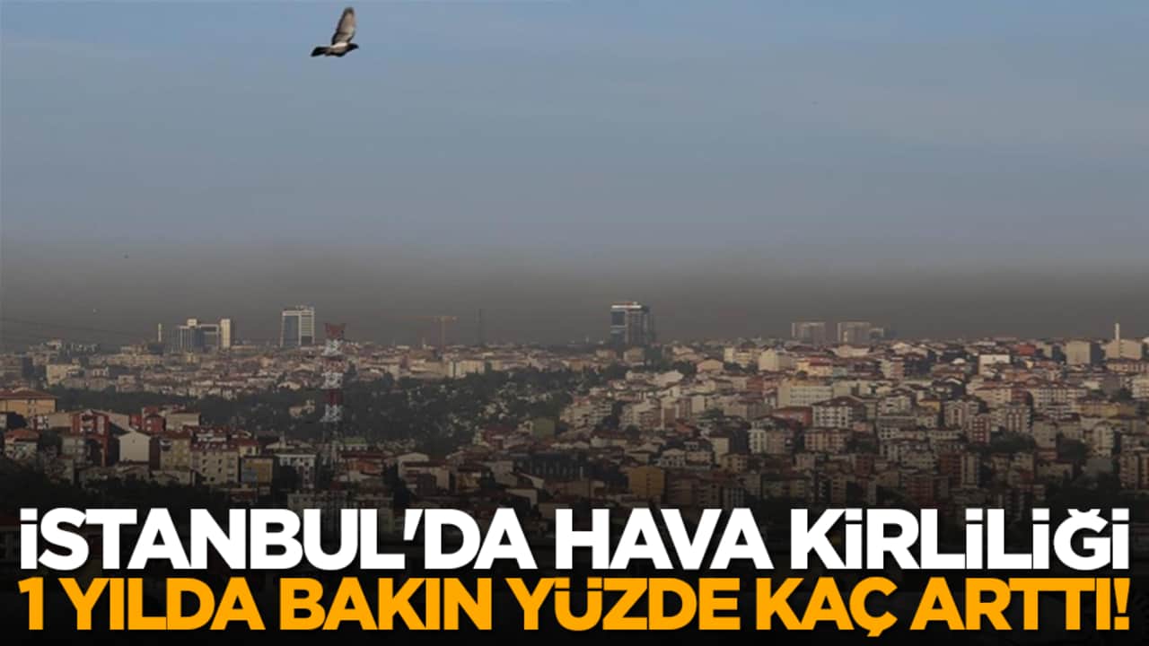 Korkunç! İstanbul'da hava kirliliği 1 yılda bakın yüzde kaç arttı!
