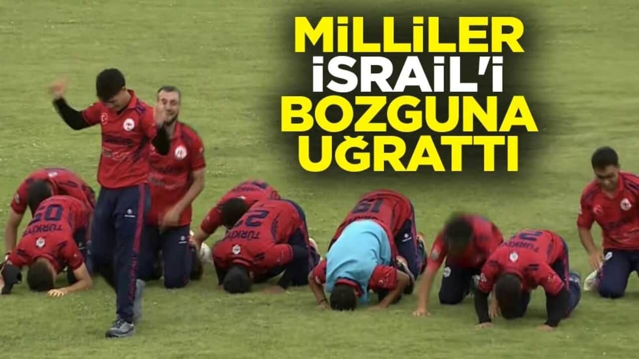 Kriket Milli Takımı, İsrail'i bozguna uğrattı