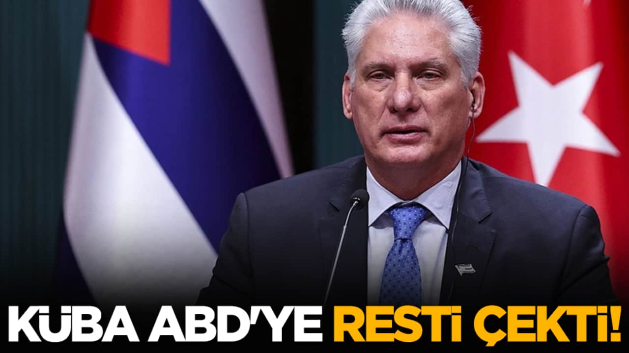Küba ABD'ye resti çekti!