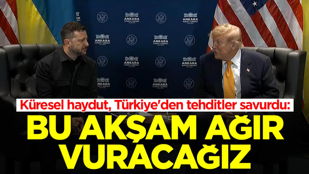 Küresel haydut, İran'a Türkiye'den tehditler savurdu: Bu akşam ağır vuracağız