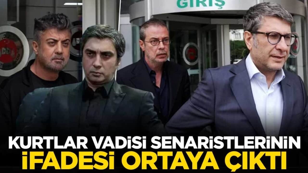 Kurtlar Vadisi dizisinin senaristleri Raci Şaşmaz, Bahadır Özdener ve Cüneyt Aysan'ın savcılıktaki ifadesi ortaya çıktı