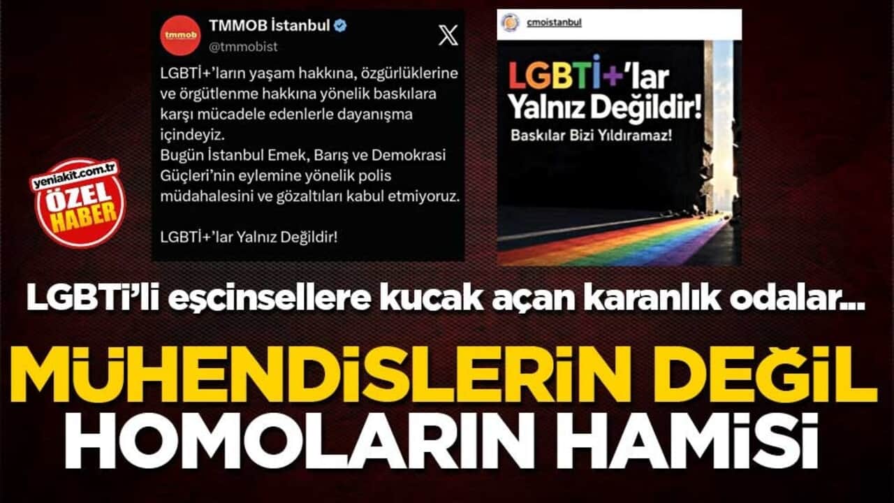LGBTİ’li eşcinsellere kucak açan karanlık odalar... Mühendislerin değil homoların hamisi