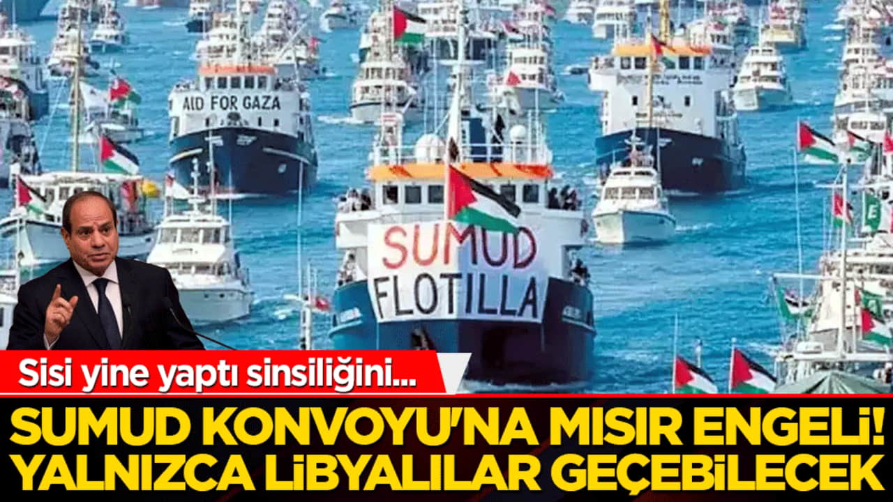 Libya'da Gazze için toplanan Sumud Konvoyu'na Mısır engeli! Yalnızca Libyalılar geçebilecek!