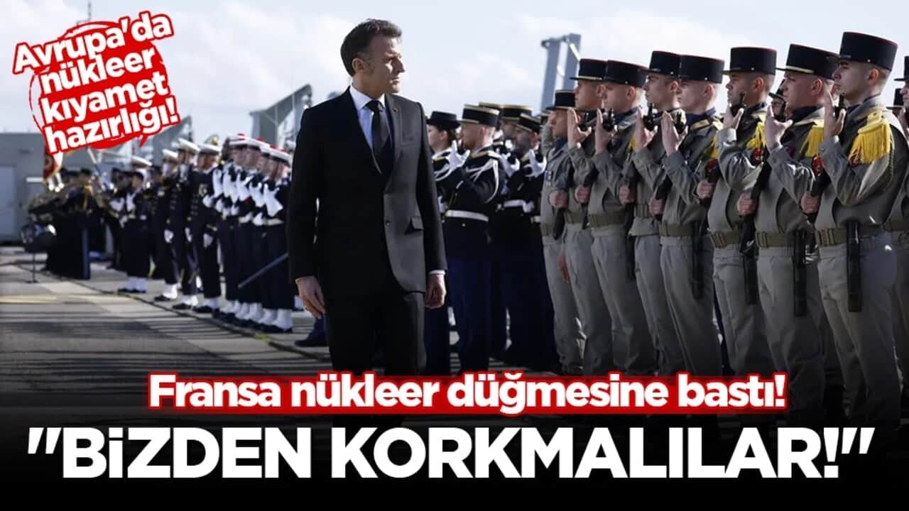 Macron, Fransa'nın nükleer cephaneliğini büyüteceğini belirtti