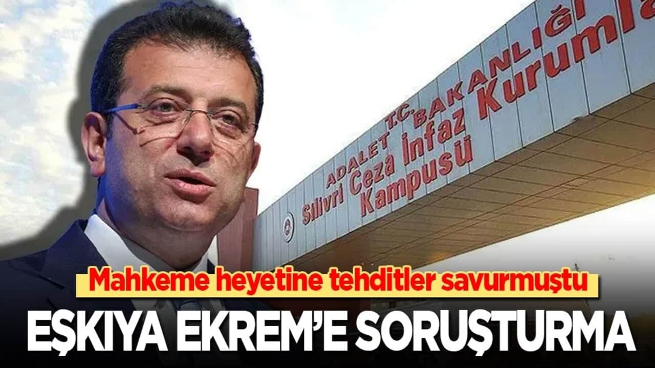 Mahkeme heyetine tehditler savurmuştu! Eşkıya Ekrem’e soruşturma