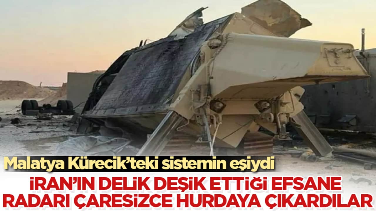 Malatya Kürecik’teki sistemin eşiydi! İran’ın delik deşik ettiği efsane radarı çaresizce hurdaya çıkardılar